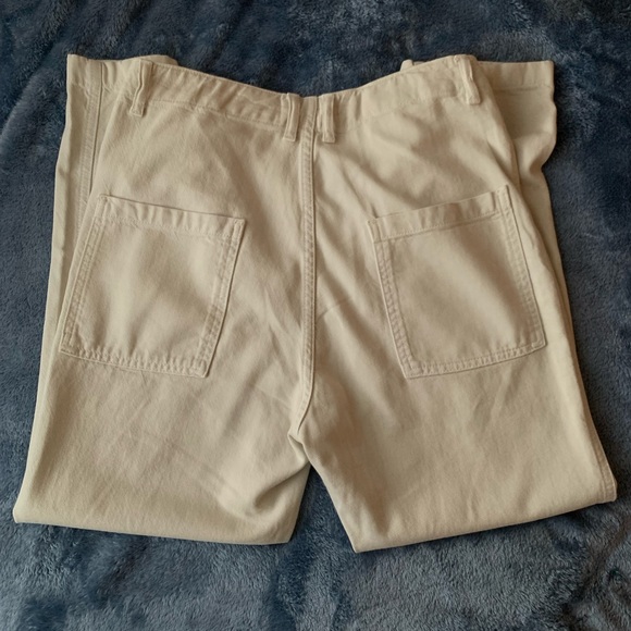 Zara Pants & Jumpsuits Zara Whitecream Cargo Pants Worn Once Poshmark